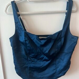 Abercrombie Silk Crop Top